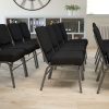 Office Star Kirkdale Adjustable Counter Height Stools, Navy, Set Of 2 Stools 3