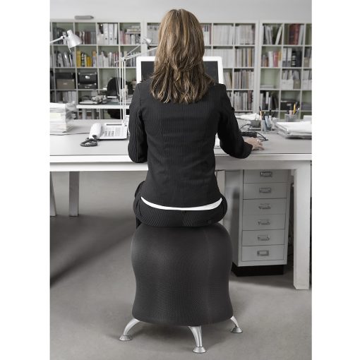 Safco® Zenergy Exercise Ball Stool, Black - Image 2