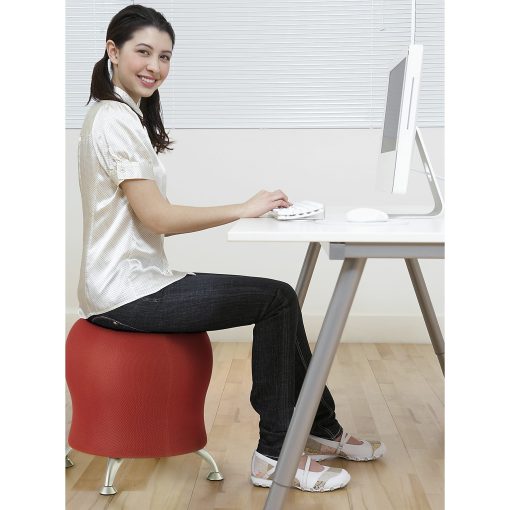 Safco® Zenergy Exercise Ball Stool, Crimson - Image 2