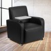 Flash Furniture Ergonomic Shell Chair With Left-Handed Flip-Up Tablet Arm, Orange 3