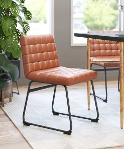 Zuo Pago Dining Accent Chairs, Brown, Set Of 2 Chairs 2
