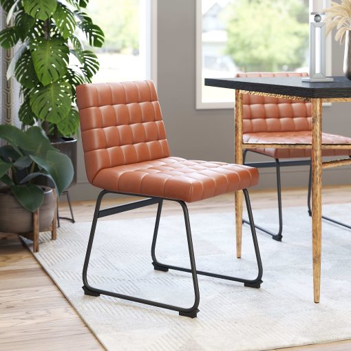 Zuo Pago Dining Accent Chairs, Brown, Set Of 2 Chairs - Image 2