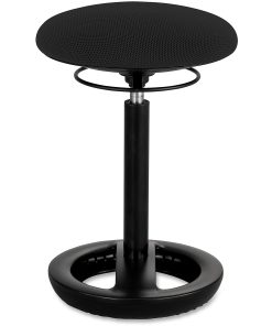 Safco® Twixt® Active Seating Chair, Desk Height, Black 2