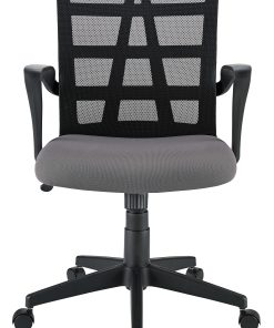Realspace® Jaxby Mesh Mid-Back Task Office Chair, Black/Gray, BIFMA Compliant 2
