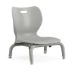 Flash Furniture Mesh Mid-Back Task Chair, Gray/Black/Chrome 3