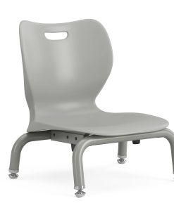 HON SmartLink 4-Leg Plastic Stackable Chairs, Platinum, Set Of 4 Chairs, HONSS4L06AEPTPL