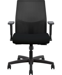 HON® Ignition Fabric High-Back Task Chair, 41% Recycled, Black 2