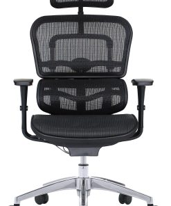 WorkPro® 12000 Series Ergonomic Mesh High-Back Executive Chair, Black/Chrome, BIFMA Compliant 2
