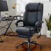 Lorell® Modern Low-Back Bar Stool, Black 4
