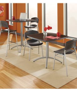 Iceberg CaféWorks Café Chairs, Black/Graphite, Set Of 2 2