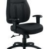 WorkPro® Expanse Series Mesh/Fabric Guest Chairs, Gray/Black, Set Of 2 Chairs 3