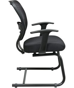 Office Star™ Matrex Mesh Back Guest Chair, Black 2