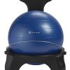 Elama Mesh/Fabric High-Back Adjustable Office Task Chair, Black/Gray 4