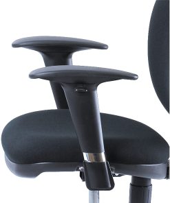 Safco® Adjustable Height Arms for Metro™ Chairs, Black, Set Of 2