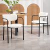 LumiSource Vasari Bar Stool, Walnut/Black/Chrome 4