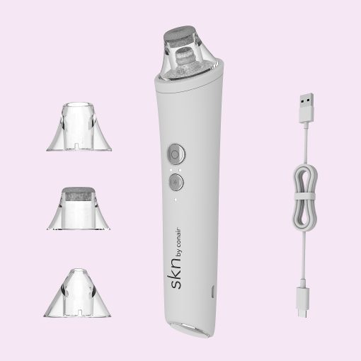 Conair™ Skn Pore Purifier With Microdermabrasion Tool, 5”H x 1-1/2”W x 1-1/2”D, White - Image 2