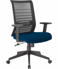 Lorell Removable Mesh Seat Cover – 19″ Length x 19″ Width – Polyester Mesh – Blue – 1 Each 2