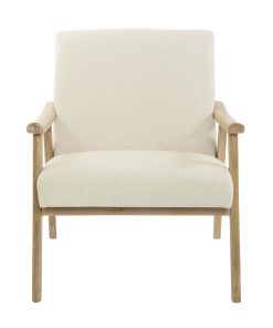 Ave Six Work Smart™ Weldon Chair, Linen/Light Brown 2