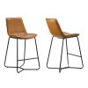 Office Star™ Wall Street Armless Chair, Black 4