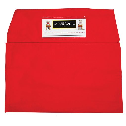 Seat Sack Chair Pocket, Medium, 15", Red, Pack Of 2 - Image 2