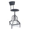 Lorell® Plastic Bistro-Height Stack Chair, Black 4