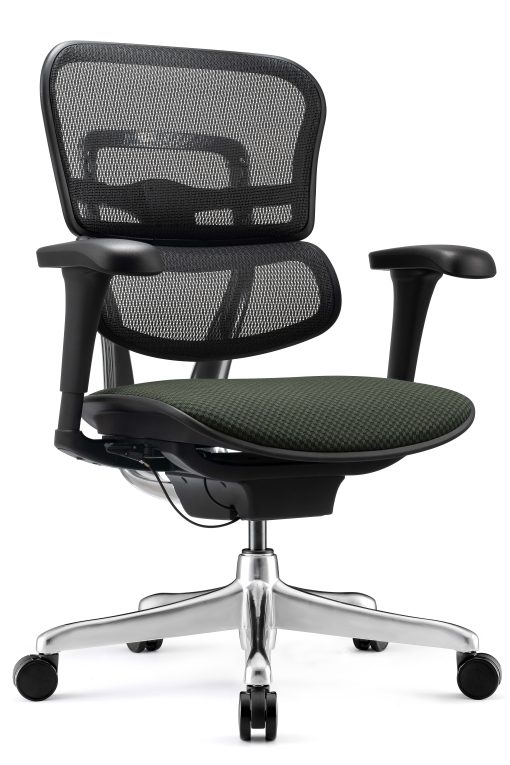 WorkPro® 12000 V2 Series Ergonomic Mesh/Fabric High-Back Office Chair, Olive/Black, BIFMA Compliant - Image 2