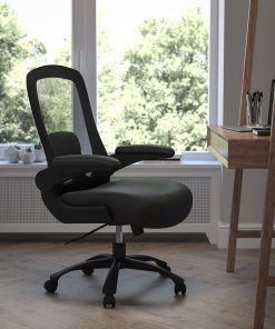 Flash Furniture Hercules Big And Tall High-Back Ergonomic Office Chair, Black