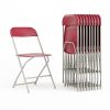 Flash Furniture Commercial Stackable Chair, Red 3