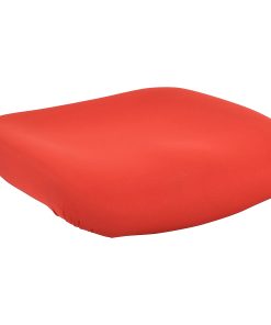 Lorell Padded Fabric Seat Cushion for Conjure Executive Mid/High-back Chair Frame - Red - Fabric - 1 Each