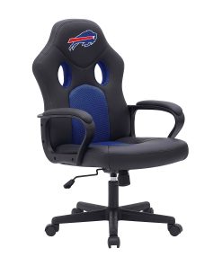 Imperial NFL Vision Faux Leather/Mesh High-Back Computer Gaming Chair, Buffalo Bills