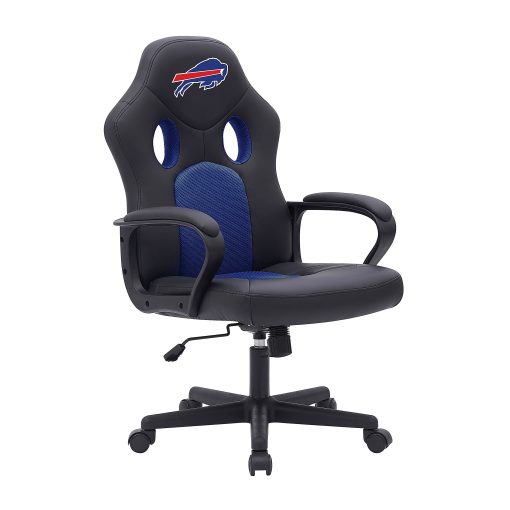 Imperial NFL Vision Faux Leather/Mesh High-Back Computer Gaming Chair, Buffalo Bills