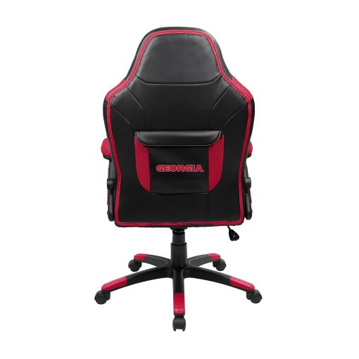 Imperial NCAA Faux Leather Oversized Computer Gaming Chair, University Of Georgia - Image 2