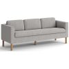 Lifestyle Solutions Hanson Faux Leather Sofa, Java 4