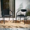 Serta® Leighton Home Fabric Mid-Back Chair, Stoneware Beige/Chrome 4