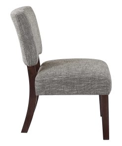 Office Star Jasmine Fabric Accent Chair, Speckled Charcoal 2