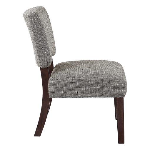 Office Star Jasmine Fabric Accent Chair, Speckled Charcoal - Image 2