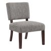 Elama Square Tufted Faux Leather Adjustable Bar Stools, Black/Chrome, Set Of 2 Stools 3