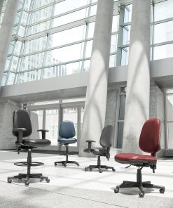 OFM Computer Anti-Microbial Vinyl Task Chair, Black 2