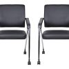 HON® Olson Stacker-Series Chair Cart, 37″H x 21 3/8″W x 35 1/2″D, Black 4