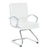 Flash Furniture HERCULES Vinyl Curved Triple-Braced Folding Chair, Navy/Gray 4