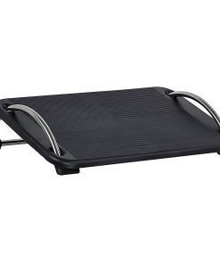 Mount-It! Tilting Under Desk Footrest, 17" x 11", Black