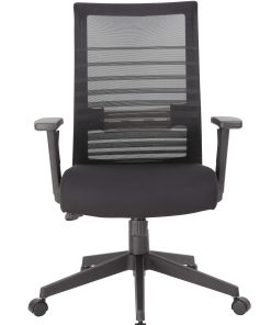 Boss Office Products Mesh Task Chair With T-Arms, Black 2