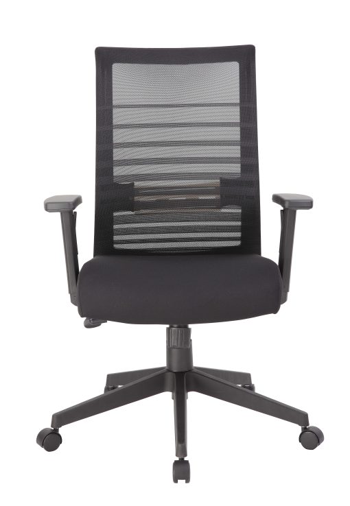 Boss Office Products Mesh Task Chair With T-Arms, Black - Image 2