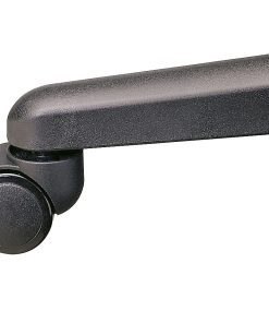 Office Star™ Soft Wheel Casters For Work Smart® And Pro-Line II® Chairs, Plastic, Black, Set Of 5 Casters 2