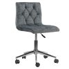 WorkPro® Expanse Series Mesh/Fabric Mid-Back Height Adjustable Task Stool, Black/Blue 4