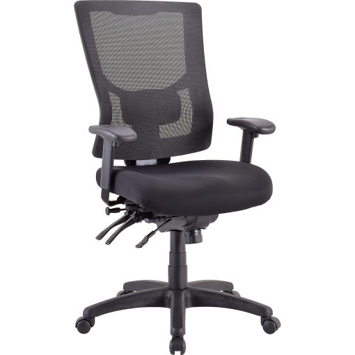 Lorell® Conjure Executive High-Back Ergonomic Mesh Chair, Black - Image 2