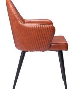 Zuo Silloth Dining Accent Chair, Brown 2