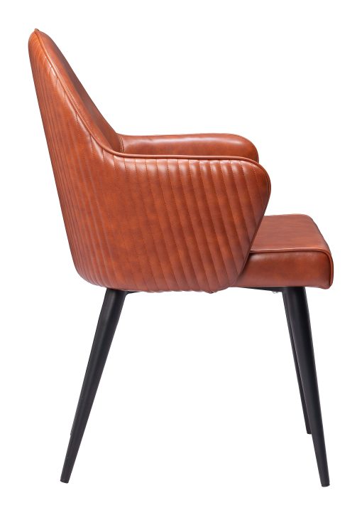 Zuo Silloth Dining Accent Chair, Brown - Image 2