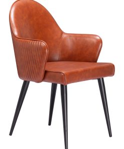 Zuo Silloth Dining Accent Chair, Brown