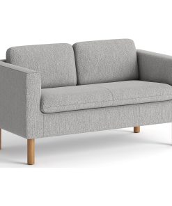 HON Parkwyn Loveseat – Material: Fabric – Finish: Gray 2
